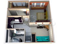 5 - 3D план квартиры 5