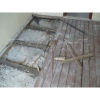 Разборка деревянного пола