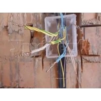 Монтаж распределительной коробки расключение кирпич гипс